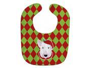 Christmas Bull Terrier Baby Bib BB5976BIB