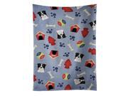 Dog House Collection Border Collie Kitchen Towel BB4020KTWL