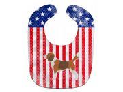 USA Patriotic Beagle Baby Bib BB3310BIB