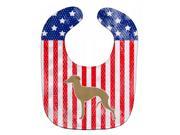 USA Patriotic Italian Greyhound Baby Bib BB3314BIB
