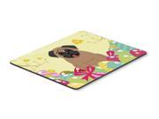 Easter Eggs Pug Brown Mouse Pad Hot Pad or Trivet BB6005MP