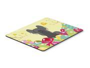 Easter Eggs Chinese Crested Black Mouse Pad Hot Pad or Trivet BB6112MP