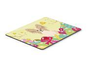 Easter Eggs Papillon Sable White Mouse Pad Hot Pad or Trivet BB6077MP