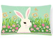Easter Bunny Rabbit Canvas Fabric Decorative Pillow VHA3023PW1216