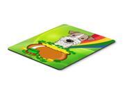Wire Haired Fox Terrier St. Patrick's Day Mouse Pad, Hot Pad or Trivet BB1991MP Wire Haired Fox Terrier St. Patrick's Day Mouse Pad, Hot Pad or Trivet BB1991MP
