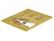 Carolines Treasures BB1487JCMT Beagle Spoiled Dog Lives Here Kitchen & Bath Mat, 24 x 36 in. Carolines Treasures BB1487JCMT Beagle Spoiled Dog Lives Here Kitchen & Bath Mat, 24 x 36 in.
