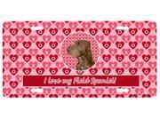 Field Spaniel License Plate Field Spaniel License Plate