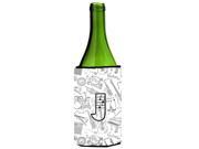 Letter J Musical Note Letters Wine Bottle Beverage Insulator Hugger CJ2007-JLITERK Letter J Musical Note Letters Wine Bottle Beverage Insulator Hugger CJ2007-JLITERK