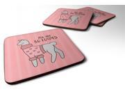 Set of 4 Nursery You are so Loved Llama Foam Coasters Set of 4 BB7469FC Set of 4 Nursery You are so Loved Llama Foam Coasters Set of 4 BB7469FC