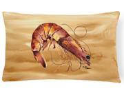 Shrimp Canvas Fabric Decorative Pillow Shrimp Canvas Fabric Decorative Pillow