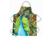 Carolines Treasures JMK1150APRON Bling Peacock Apron Carolines Treasures JMK1150APRON Bling Peacock Apron