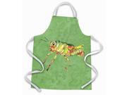 Carolines Treasures 8848APRON 27 H x 31 W in. Grasshopper on Avacado Apron Carolines Treasures 8848APRON 27 H x 31 W in. Grasshopper on Avacado Apron