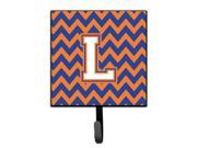 Letter L Chevron Blue and Orange #3 Leash or Key Holder CJ1060-LSH4 Letter L Chevron Blue and Orange #3 Leash or Key Holder CJ1060-LSH4