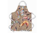 Carolines Treasures 8738APRON Shrimp Apron - 27 x 31 in. Carolines Treasures 8738APRON Shrimp Apron - 27 x 31 in.