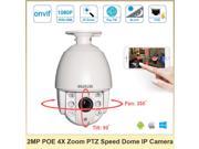 HOSAFE X2MSD1 C POE Mini Speed Dome PTZ IP Camera 4X Zoom Auto Focus 6 Array IR LEDs 60m Night Vision IP66 Waterproof