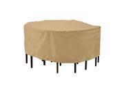 Classic Accessories Terrazzo Round Patio Table Chair Set Cover Large 58222 EC
