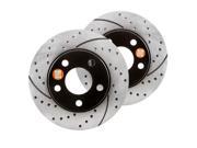 2001 GMC Sonoma 4WD Approved Performance G23014R [Rear Pair] Premium Performance Drilled and Slotted Disc Brake Rotors