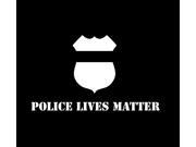 Police Lives Matter window decal 7 Inch