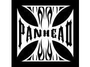 Panhead Maltese Cross Motorcycle decal sticker 6 Inch