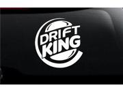 Drift King Burger King JDM Decals 9 Inch