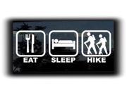 Eat Sleep Hike Decal 5.5 inch