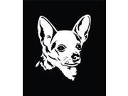 Chihuahua Sillhouette Animal Stickers 9 Inch