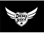 Diesel Girl Winged Rolling Coal Decal 5.5 inch