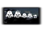 Star Wars Darth Vader Family Decal 7 inch