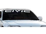 Honda Civic Windshield Banner Decal