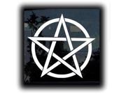 Pentagram Wiccan Decal 7 inch