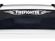 Firefighter tribal Windshield Banner Decal