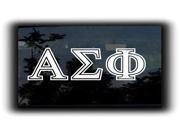 Alpha Sigma Phi Fraternity Decal 7 inch