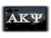 Alpha Kappa Psi Fraternity Decal 7 inch