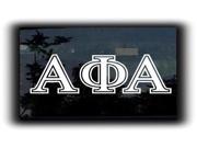 Alpha Phi Alpha Custom Greek Letters 7 Inch