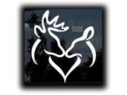 Doe and Buck Heart Hunting Decals 9 Inch