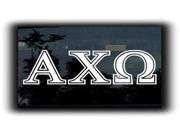 Alpha Chi Omega Fraternity Decal 7 inch