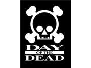 Day of the Dead Skull Decal 5.5 inch