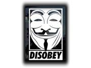 Mr Anonymous guy Disobey JDM Decals 5 Inch