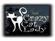 Crazy Cat lady Cat Love Stickers For Cars 5 Inch