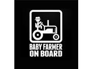 Baby Farmer On Board Decal 9 inch
