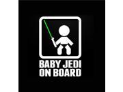 Baby Jedi On Board Stickers For Cars 9 Inch