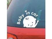 Baby in Car Baby Safety Sign Car Sticker Custom Decal Sticker 7.5 inch