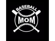 Baseball Mom Custom Window Decal Sticker 7.5 inch