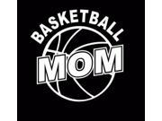 Basketball Mom Round Custom Window Decal Sticker 7.5 inch