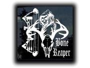 Bone Reaper Bow Hunting Custom Decal Sticker 5.5 inch Bone Reaper Bow Hunting Custom Decal Sticker 5.5 inch
