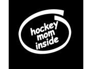 Hockey mom Inside Funny Custom Decal Sticker 7.5 inch