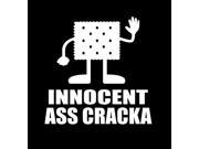 Innocent Cracka Funny JDM Window Decal Sticker 5.5 inch