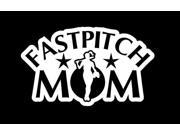 Fastpitch Softball Mom Custom Decal Sticker 5.5 inch
