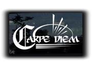 Carpe Diem .. Seize the day Custom Decal Sticker 7.5 inch