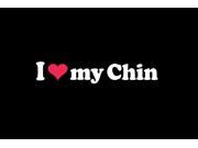 I love My Chin Custom Decal Sticker 7.5 inch